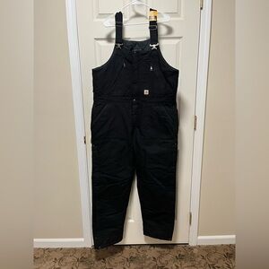 WOMEN'S INSULATED BIB OVERALLS - LOOSE FIT - WASHED DUCK - 3 WARMEST RATING XXL